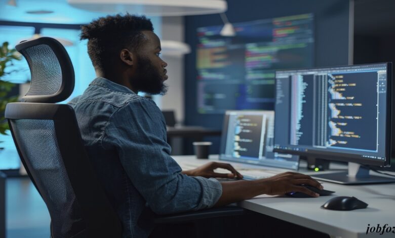 Student researching “is a masters in cybersecurity worth it” on a laptop