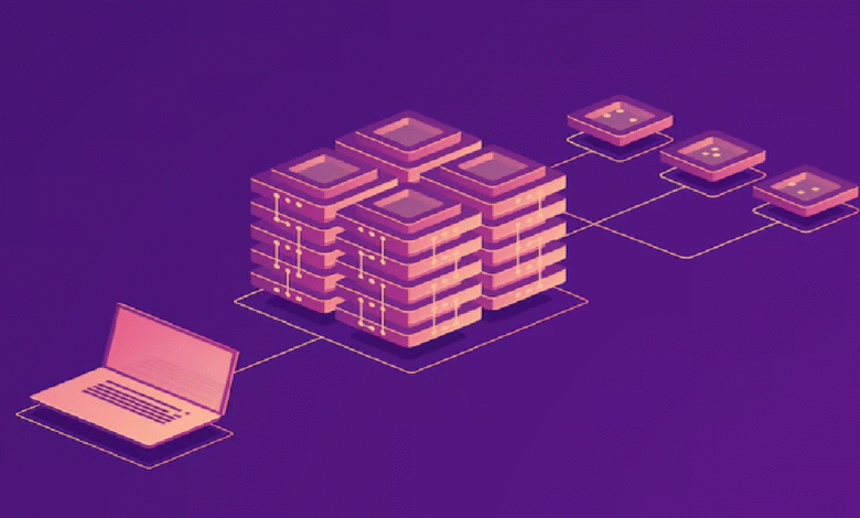 shared hosting vs dedicated server comparison illustration